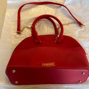 Beautiful Bebe Los Angeles, red purse